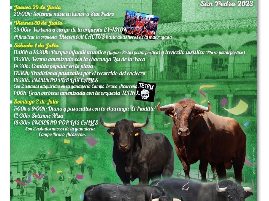 FIESTAS DE SAN PEDRO 2023