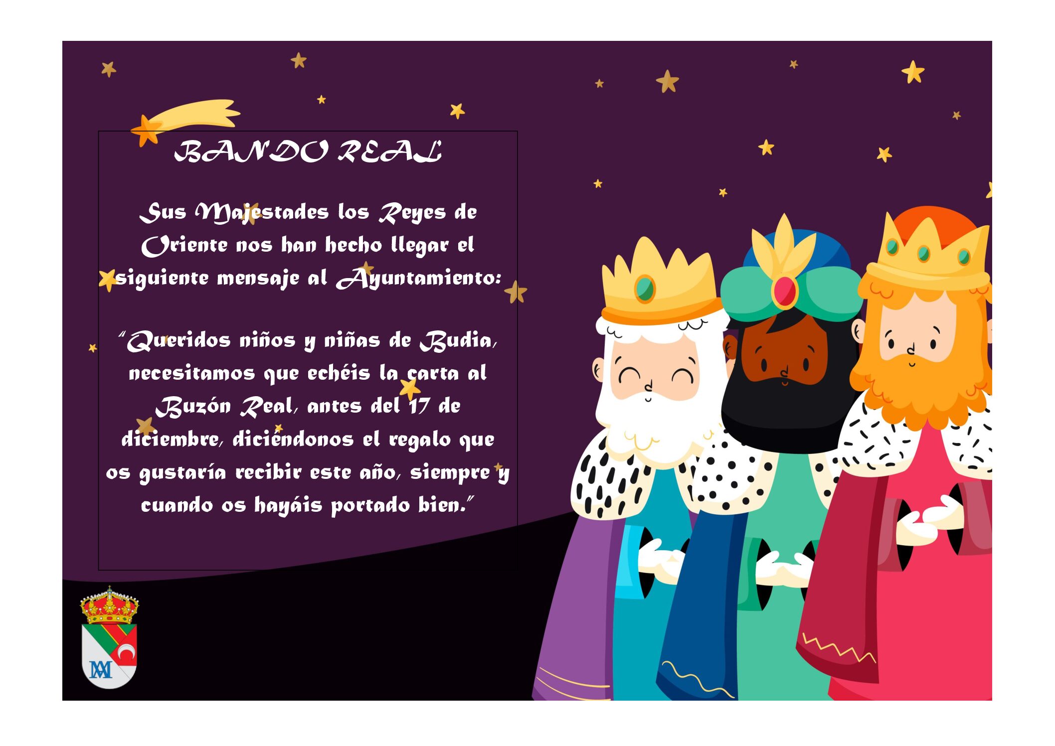 CARTA A LOS REYES MAGOS DE ORIENTE