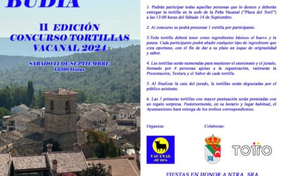II EDICIÓN CONCURSO DE TORTILLAS VACANAL 2024