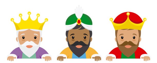 The three kings of orient. Space for text