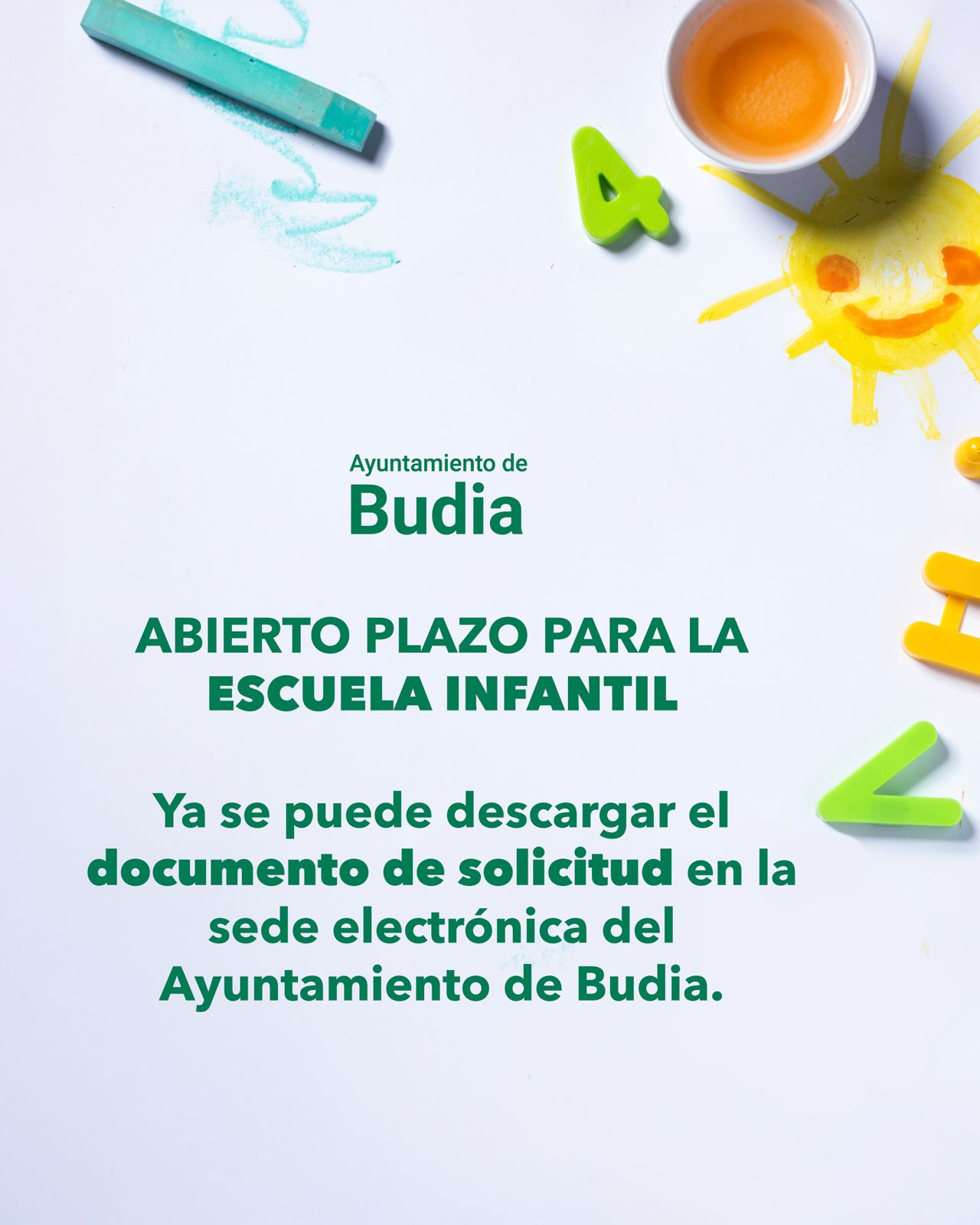 inscripcion escuela infantil
